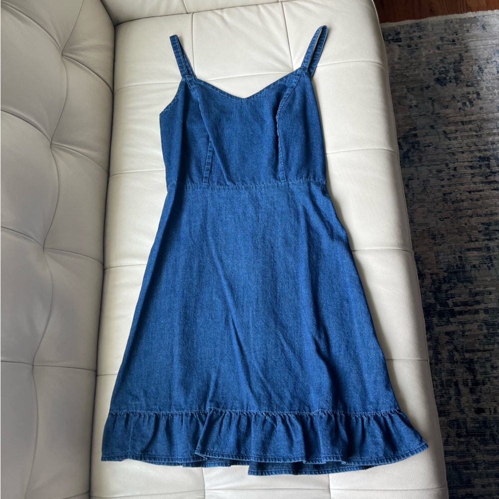 2 for $10 Dark Chambray Dress